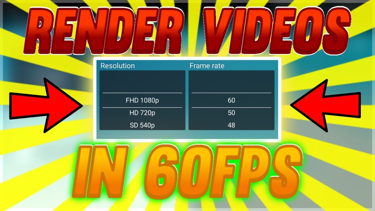 HOW TO RENDER VIDEOS IN 60FPS!!! | Kinemaster Tutorial