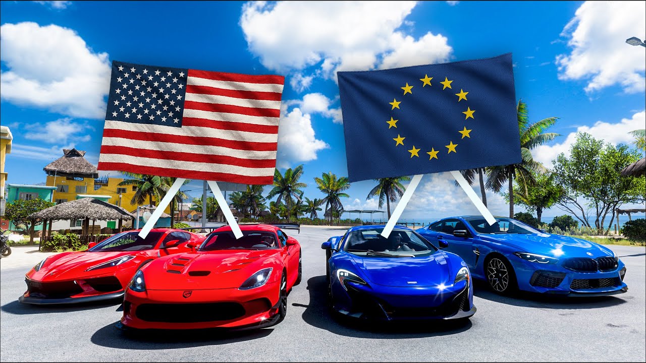 Американские машины против европейских машин в Forza Horizon 5!