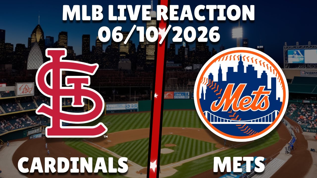 Mets vs Cardinals LIVE 🔴 Play-by-Play, Reactions & Commentary | MLB Game Today