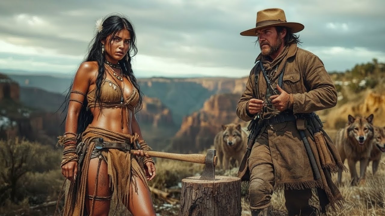 Apache-Frau als Wolfsköder gefesselt – Doch ein Cowboy trotzt dem Tod und rettet sie!