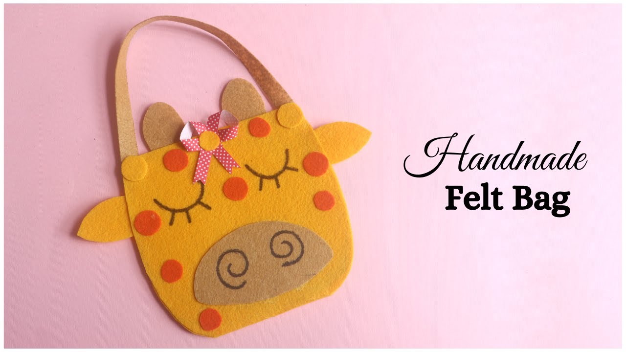 DIY Felt Bag | No Sew Handmade Bag
