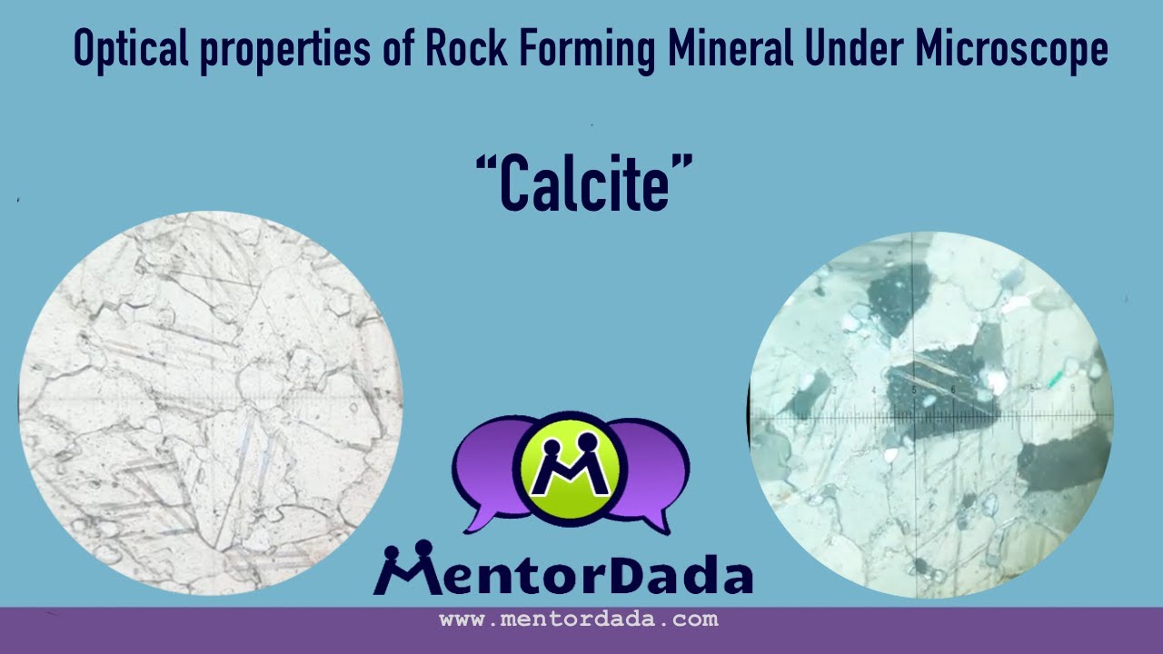 Optical Properties of Rock forming Minerals under Microscope | Thin Section | Calcite