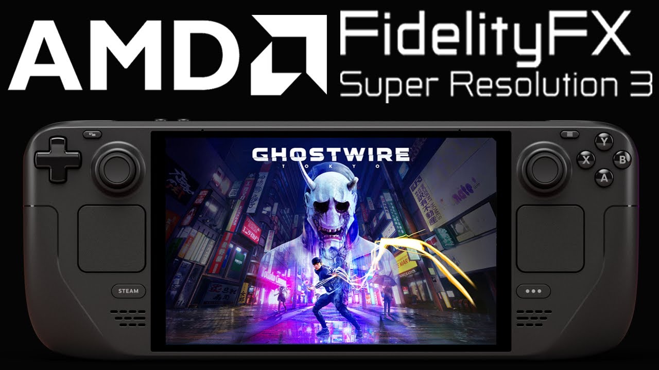 FSR3 Steam Deck OLED Ghostwire Tokyo Frame Generation | SteamOS 3.5