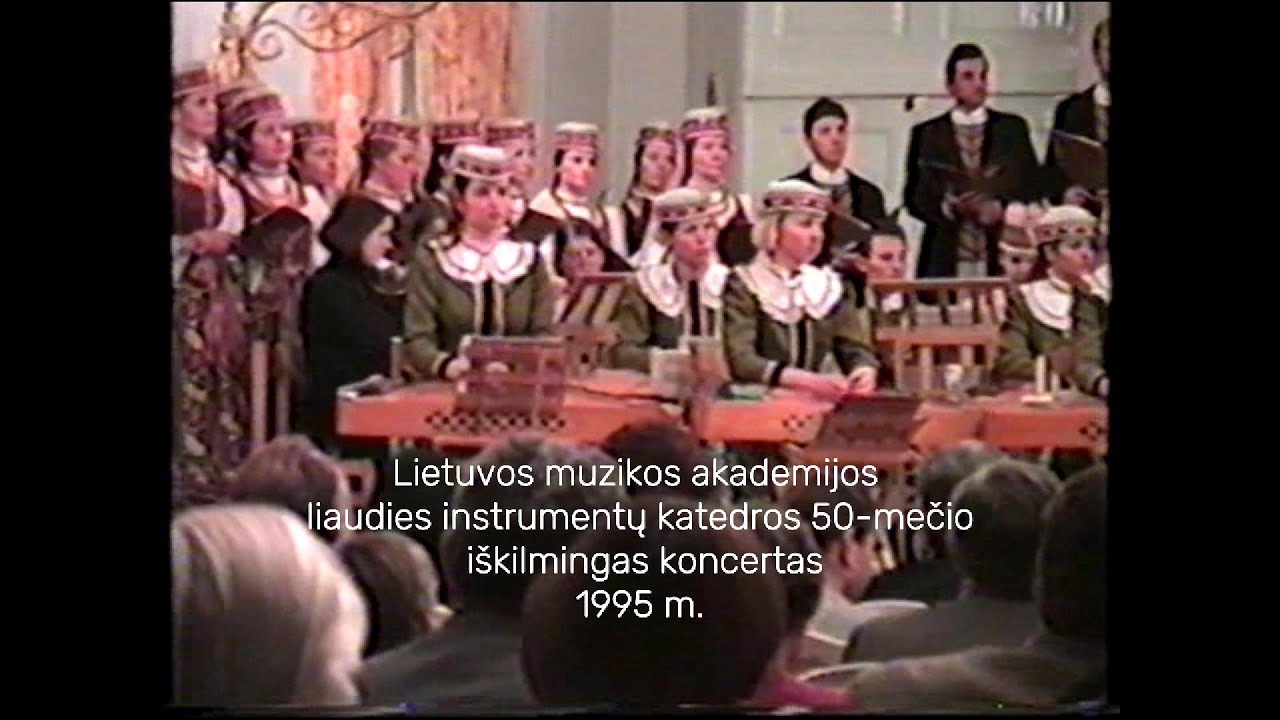 Lietuvos muzikos akademijos Liaudies  instrumentų  katedros 50-metis