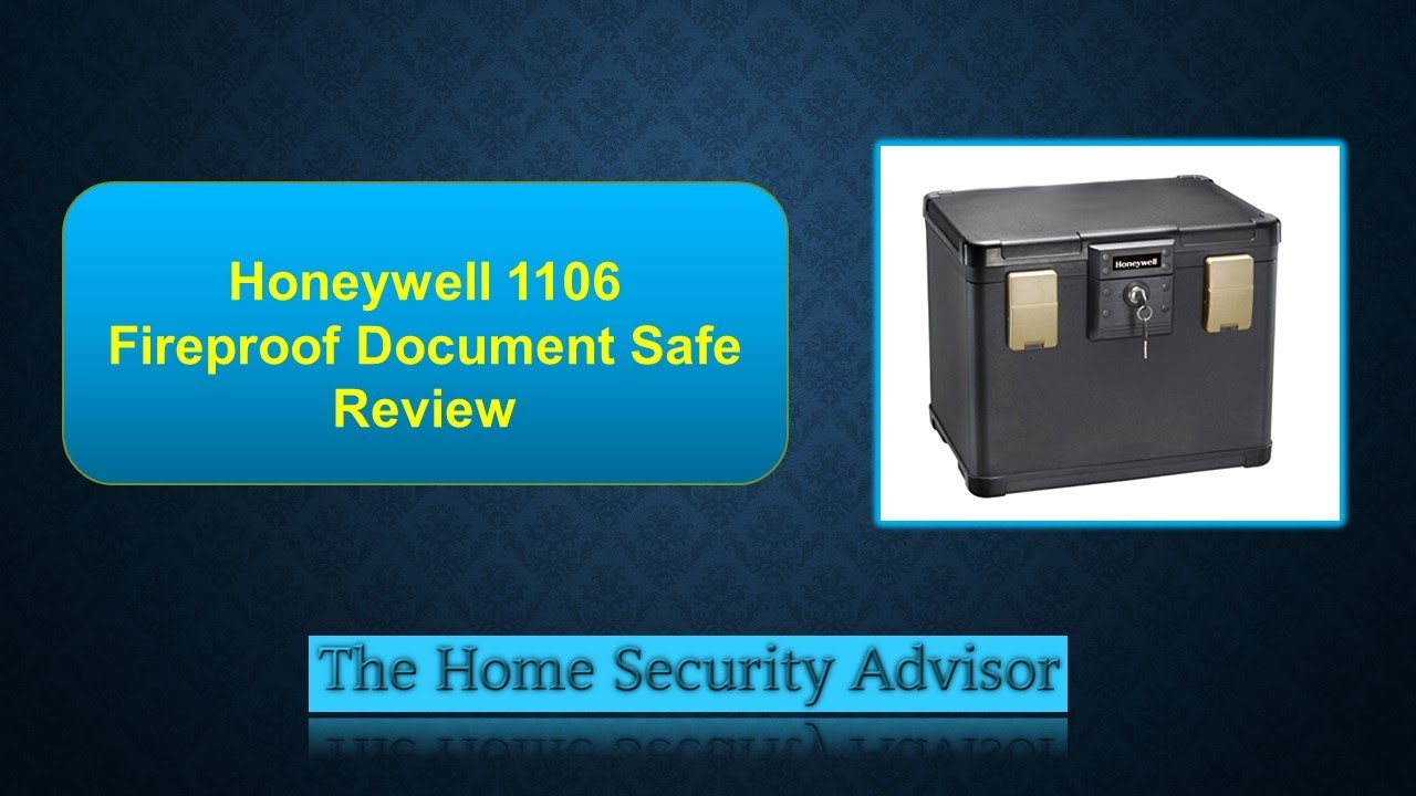 Honeywell1106 Fireproof Document Safe Review