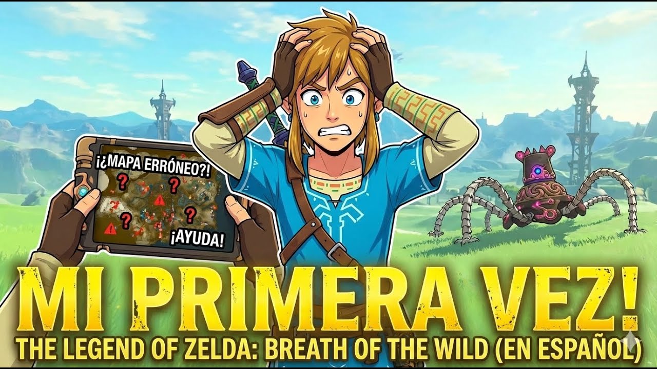 🌎 Perdiéndome en Hyrule 💀 MI PRIMERA VEZ en Breath of the Wild en Español #1