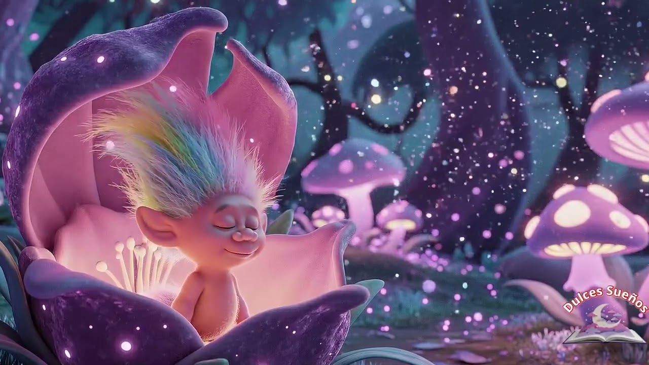🌈 Nana del Bebé Trol | Duerme en 5 Minutos | Dulces sueños