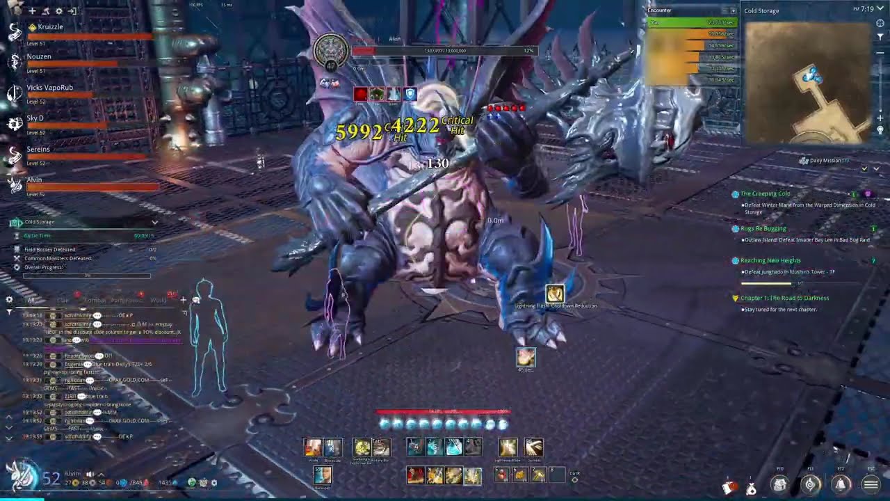 830 AP Lightning BD Cold Storage Run | BNS NEO