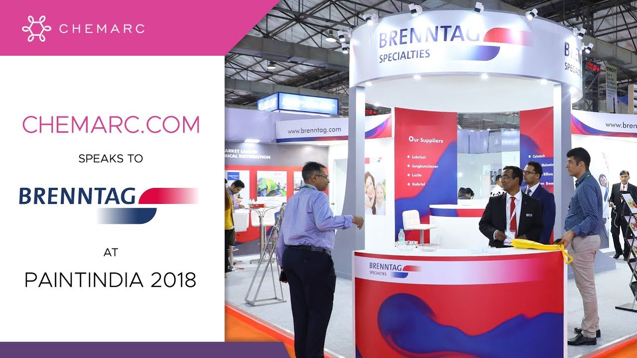 Chemarc.com speaks to Brenntag at Paintindia 2018