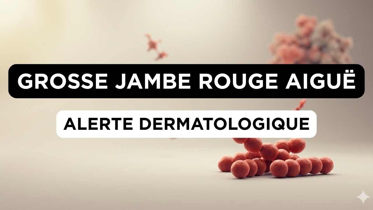 Grosse jambe rouge aiguë : Alerte dermatologique à ne pas manquer