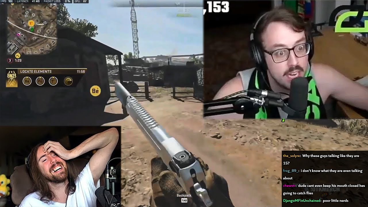 Warzone Pro Flames Smaller Streamers for Not Letting Him Win