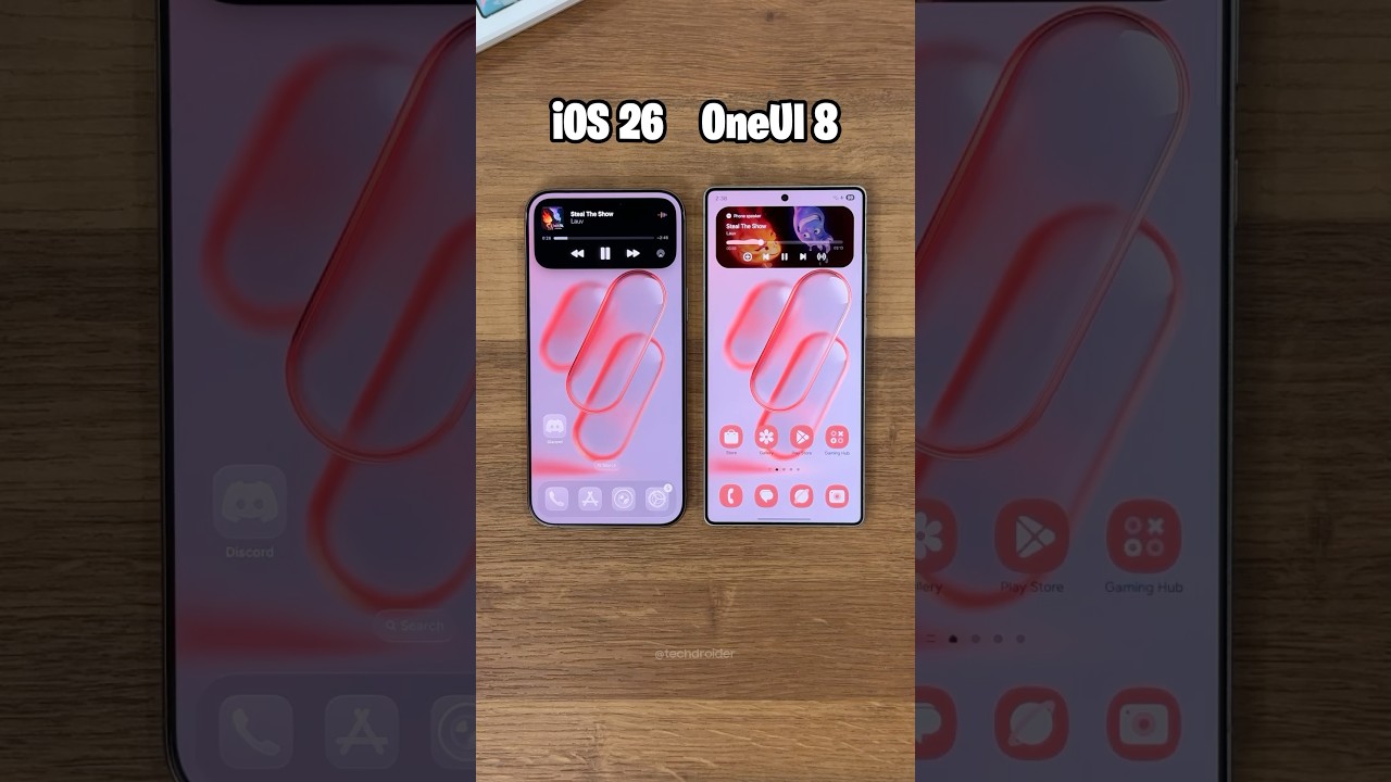 iOS 26 vs OneUI 8 | iPhone vs Samsung - BATTLE OF TWO GODS! 🤯