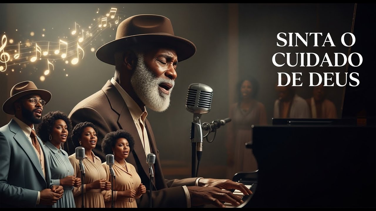 DESCANSE EM DEUS 🎶 🙏 Salmos Cantados em Blues Que Acalmam a Alma