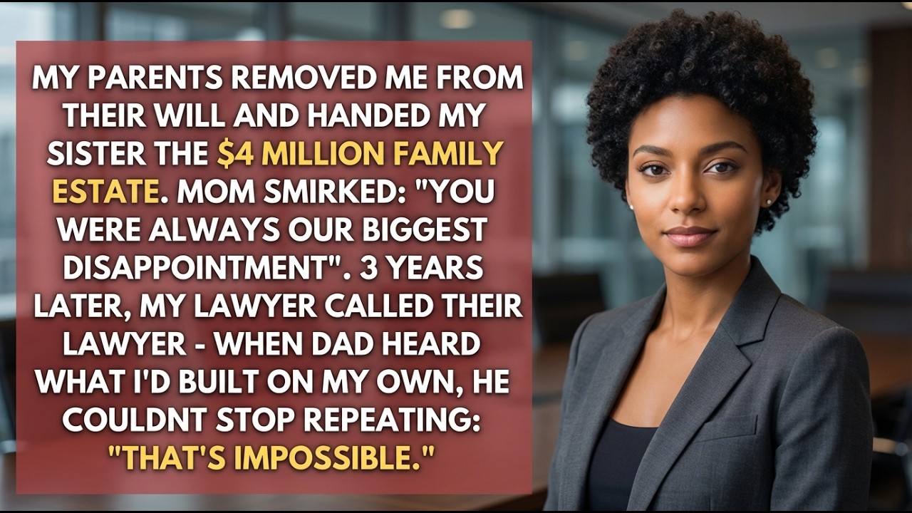 My Parents Gave My Sister $4M And Called Me A Failure—Dad's Lawyer Just Called...