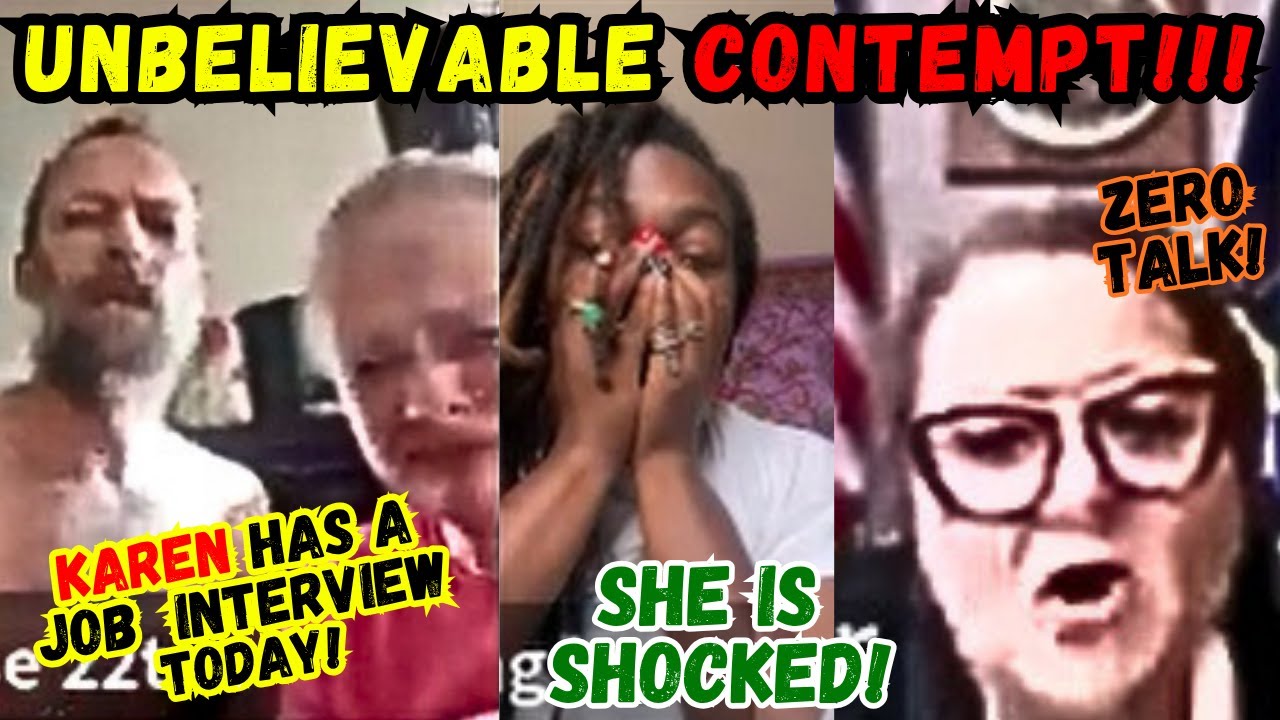 ABSOLUTELY UNBELIEVABLE CONTEMPT OF COURT!  FOUR Failures to Appear and KAREN has the ATTITUDE!