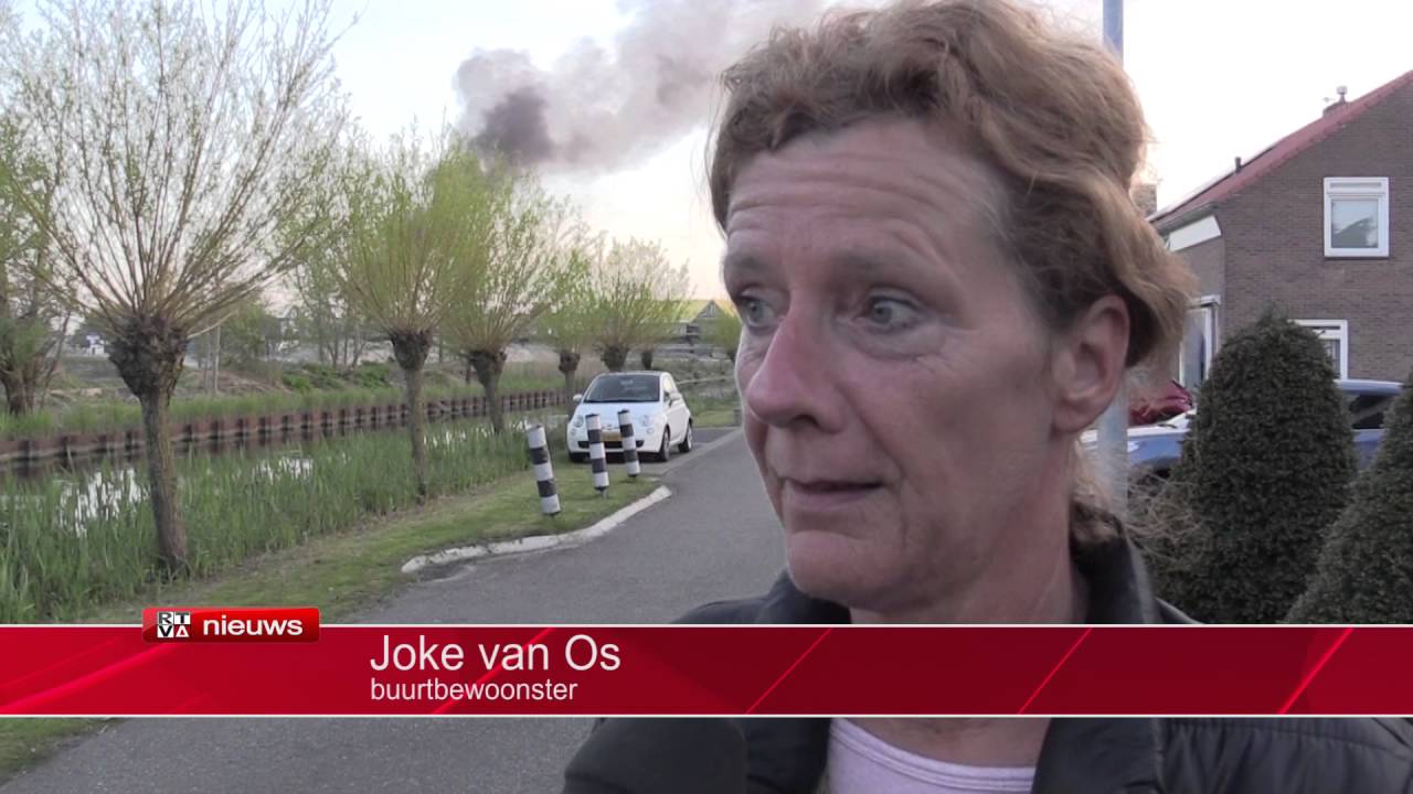Grote uitslaande brand in Uithoorn