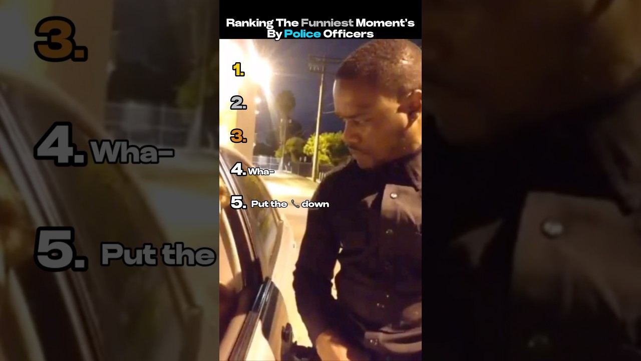 Ranking The Funniest Police Officer Moments