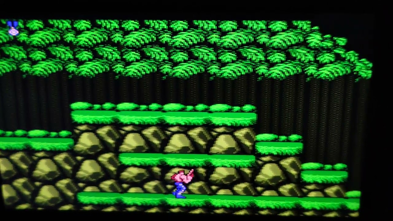 Contra Nintendo Switch Gameplay From Contra Anniversary Collection