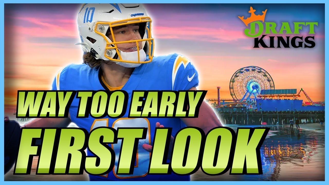 DRAFTKINGS NFL EARLY FIRST LOOK LINEUP | FANTASY FOOTBALL 2023