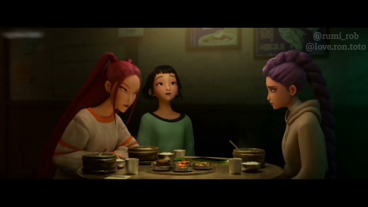 لقطه مدبلجه تاني من k pop demon hunters 😂✨