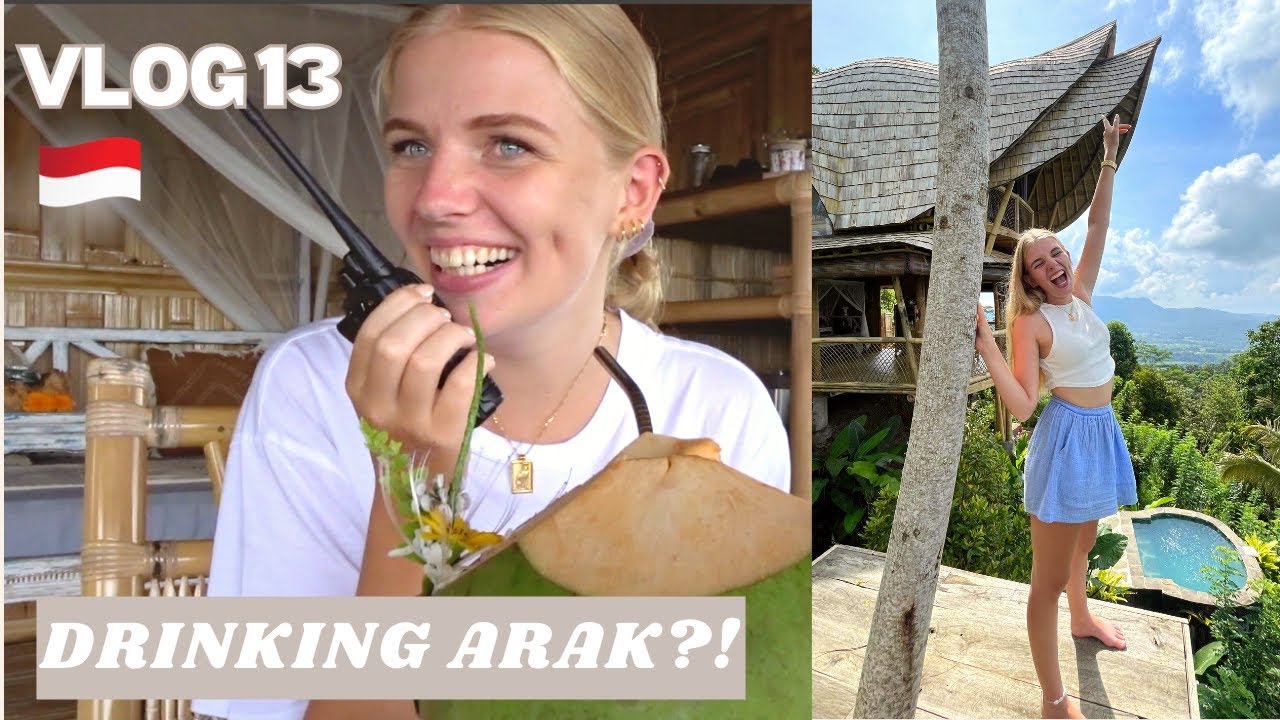 Бамбуковый дом в Сидемене, пьяный из ARAK?! и рация — видеоблог №13 — Джанин Фройлинг