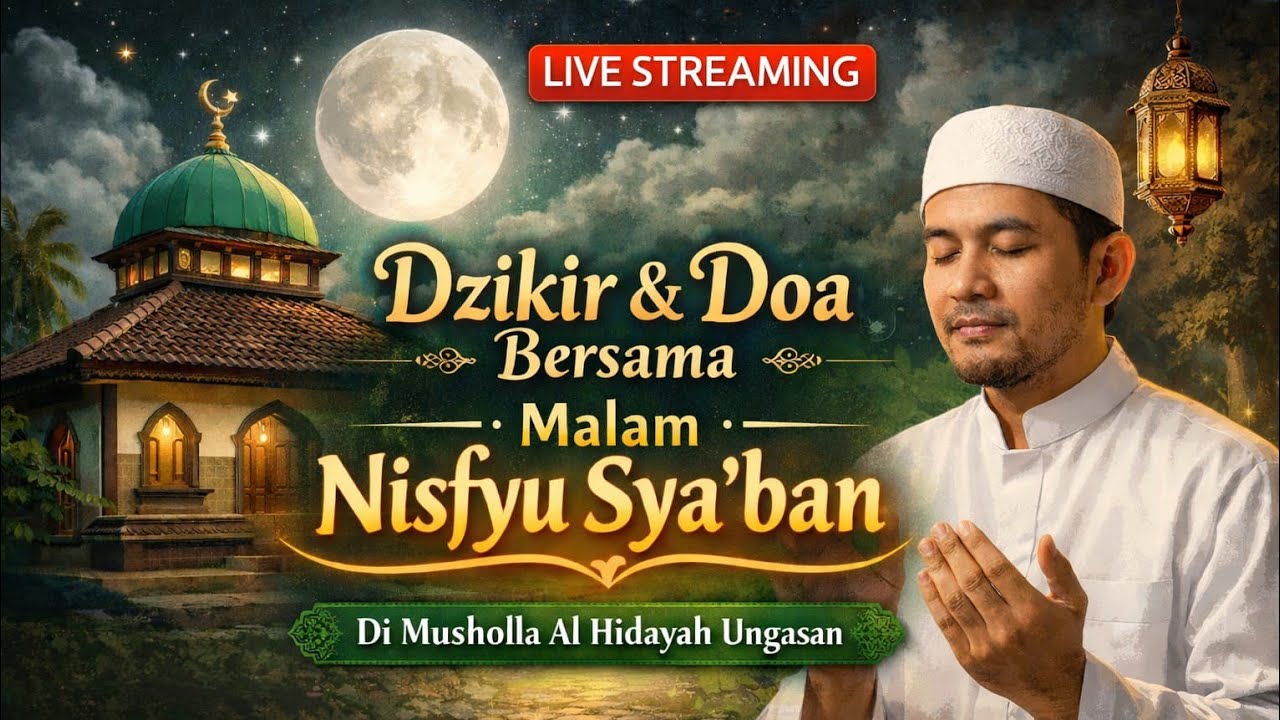 Dzikir dan doa bersama malam nisfyu sya'ban