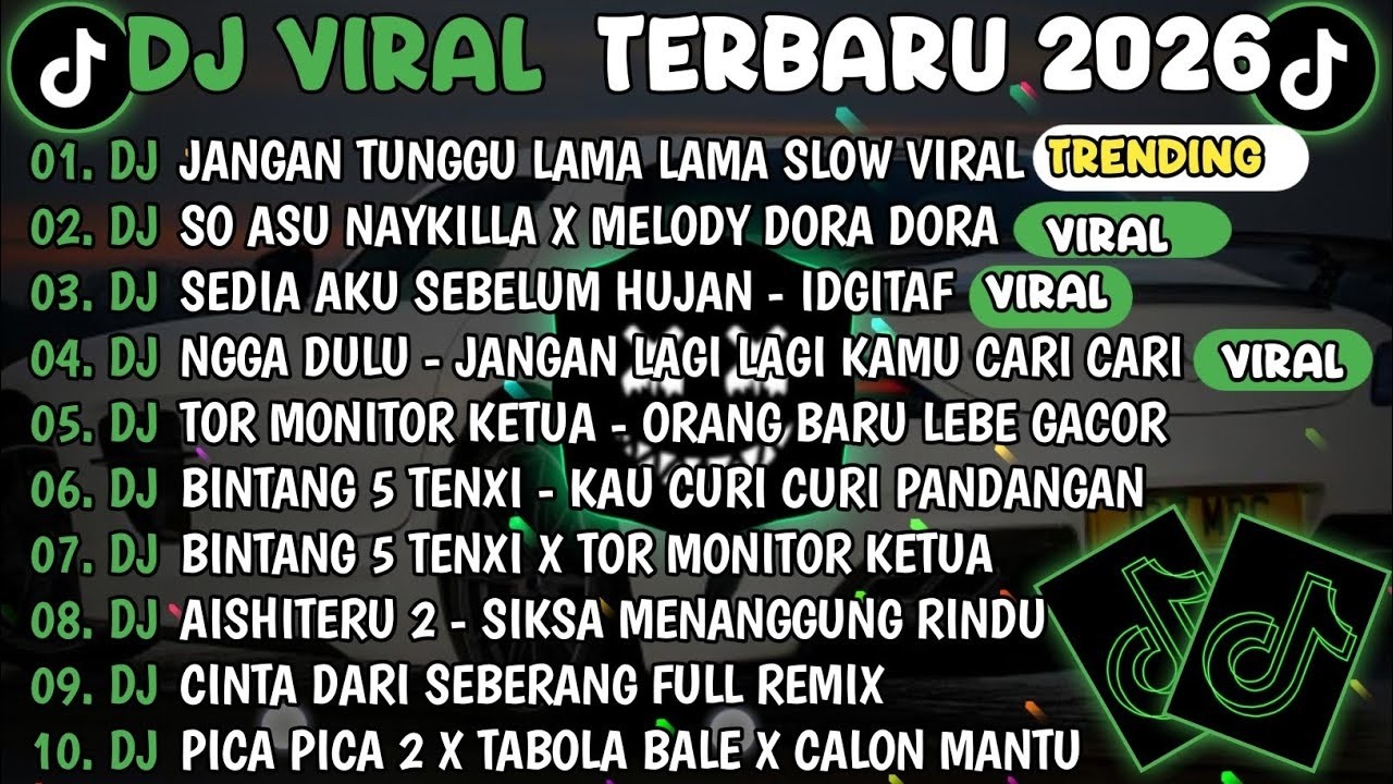 DJ TIKTOK TERBARU 2026🎵DJ JANGAN TUNGGU LAMA LAMA🎵DJ SO ASU X MELODY DORA DORA __ FULL ALBUM