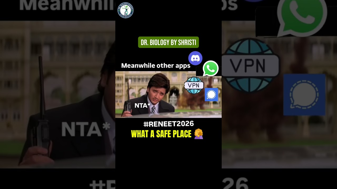 After Telegram Ban 😂 ReNEET 2026 Students Be Like | Funny NEET Meme By Srishti Mam