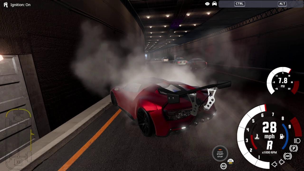 playing beamNG