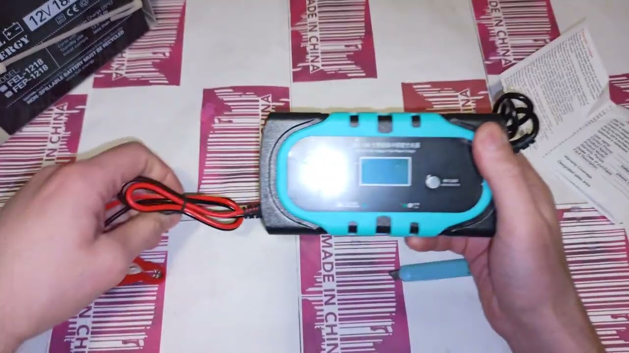 Интеллектуальное зарядное устройство 12v 10a для свинцово/кислотных аккумуляторов с AliExpress