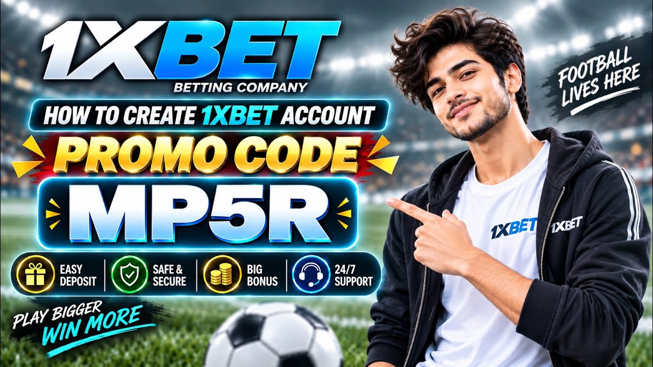 ПРОМОКОД 1XBET / БОНУС ПРИ РЕГИСТРАЦИИ 1XBET / НОВЫЙ ПРОМОКОД - MP5R / 1XBET 2026