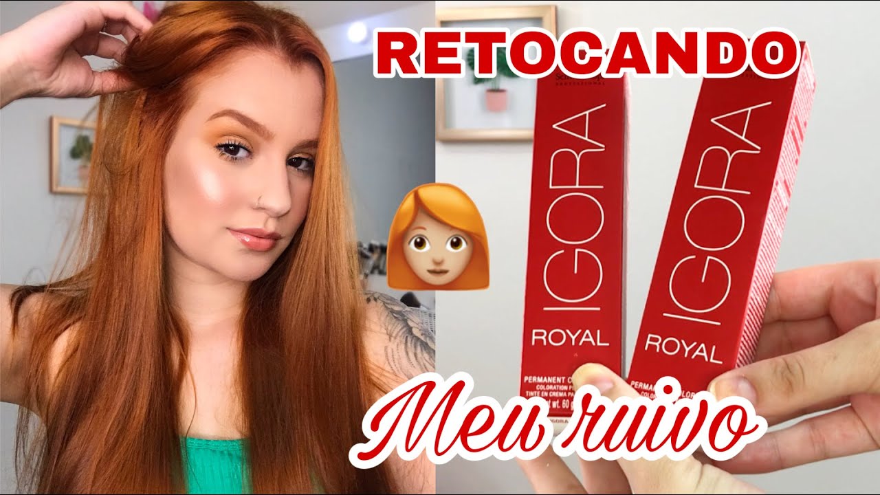 RETOCANDO O RUIVO EM CASA (Igora 8.77)