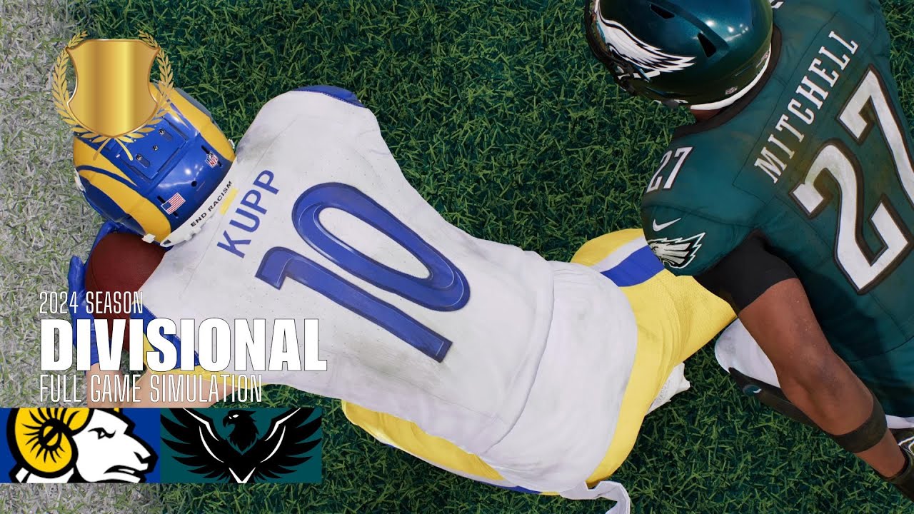 Los Angeles Rams vs. Philadelphia Eagles | 2025 Divisional Round | Madden NFL Simulation