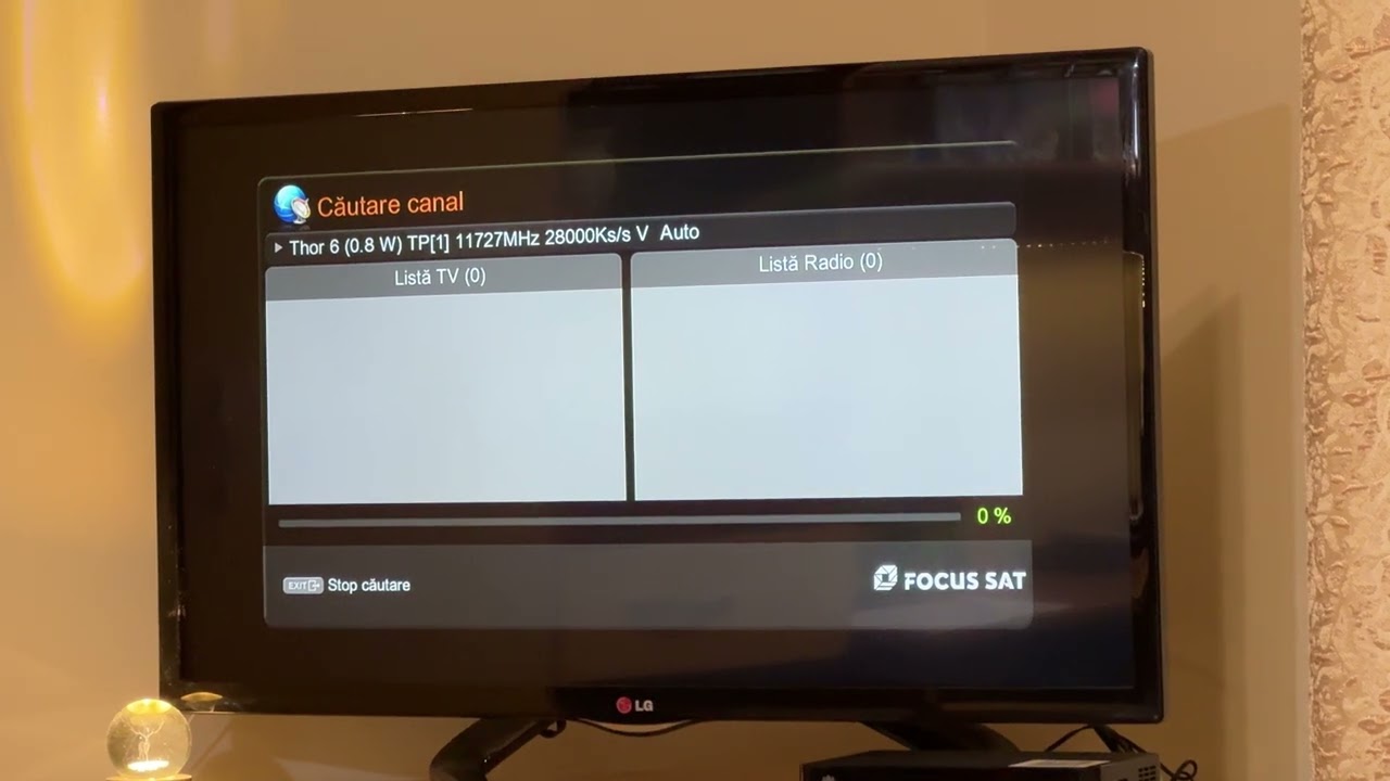 Prima instalare a decodorul Upc Focussat 