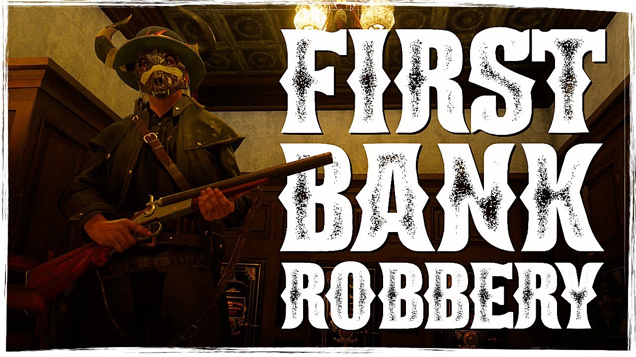 First Time Bank Robbery! | Red Dead Roleplay