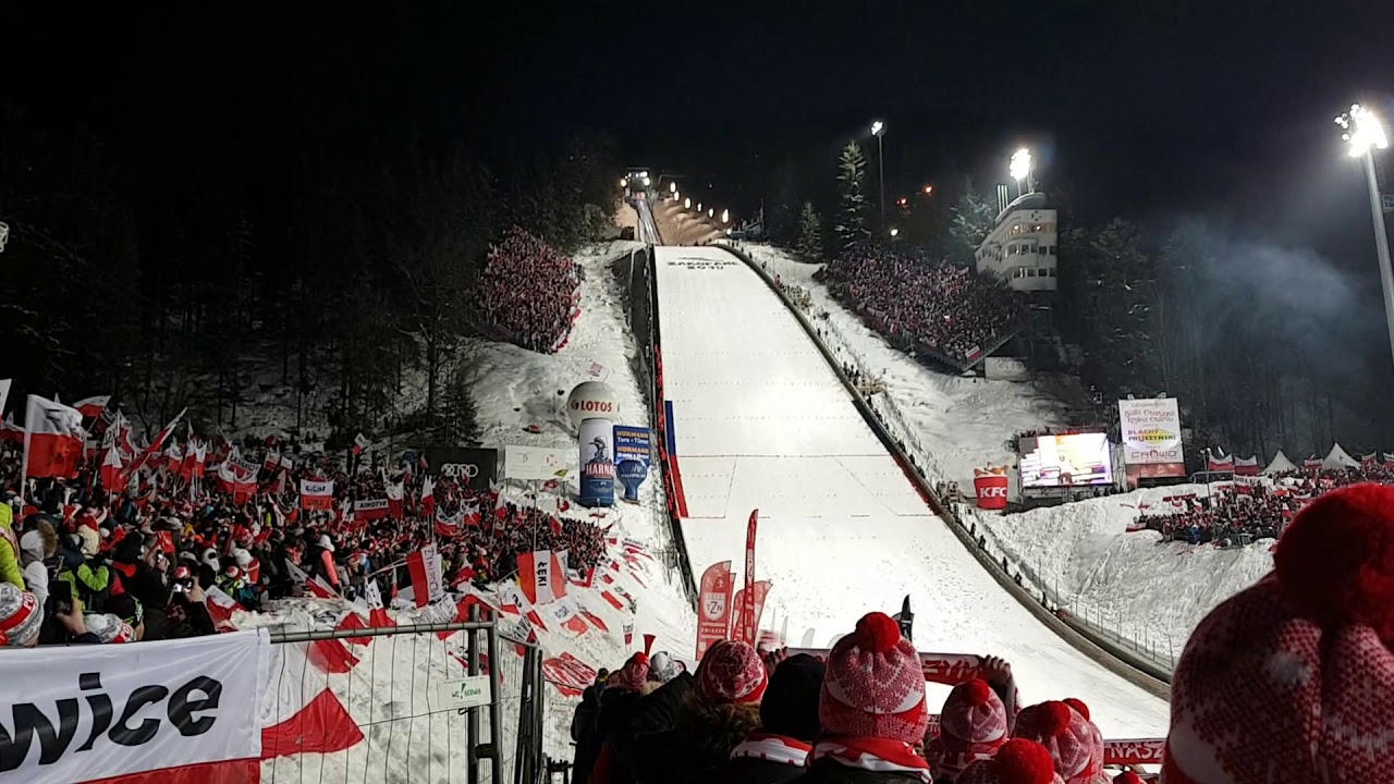 Skoki Zakopane styczeń 2019 widok z trybuny T