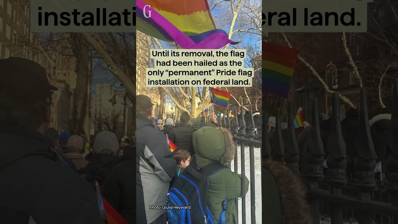 New Yorkers raise Pride flag at Stonewall after Trump admin takes another down