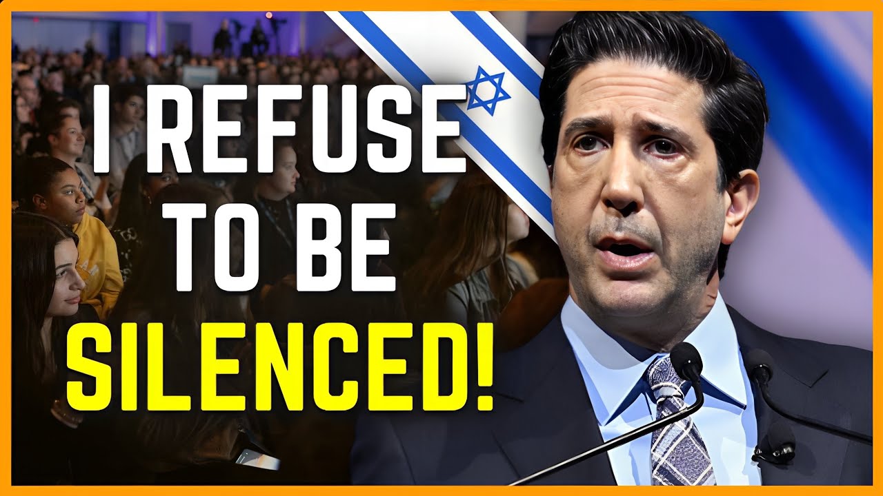 Jewish Crowd STUNNED over David Schwimmer's Message To Jews & Israel