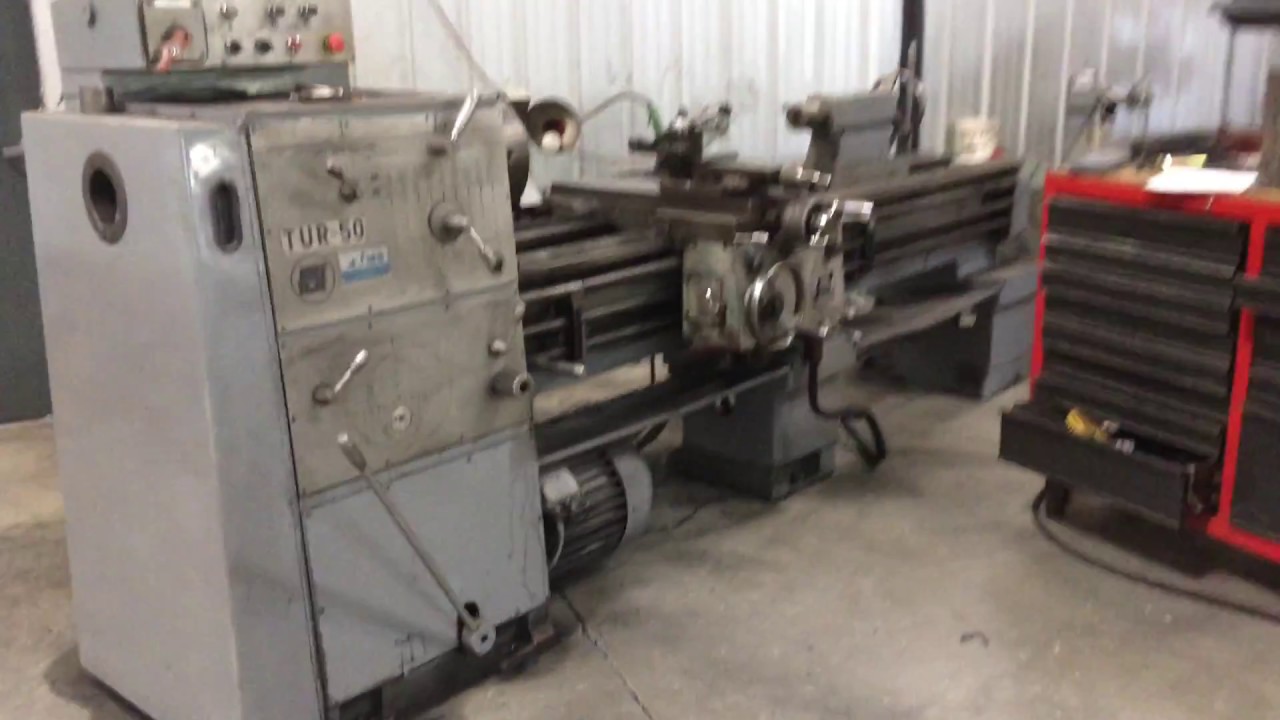 Ponar Wrockaw Lathe TUR-50 Shop Lathe Selling for $1500.00 Local Pick up