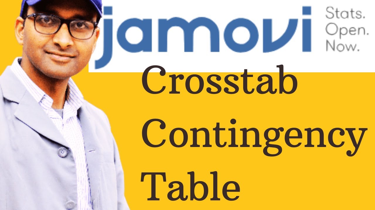 Contingency table Crosstab in Jamovi