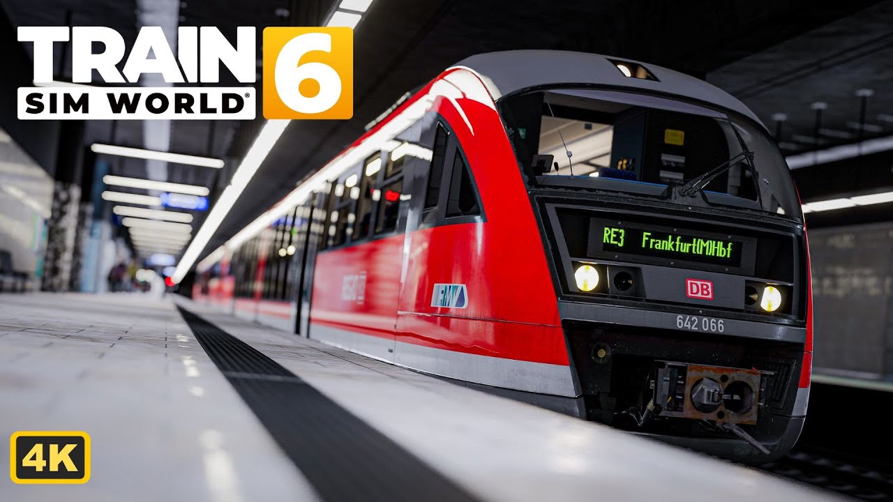 RE 3 nach Frankfurt (Main) Hbf! | RMV 642 | TRAIN SIM WORLD 6 #17