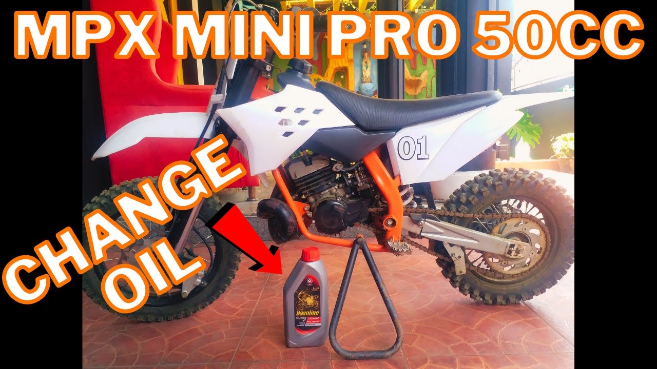 MPX Mini Pro 50cc | Change Oil