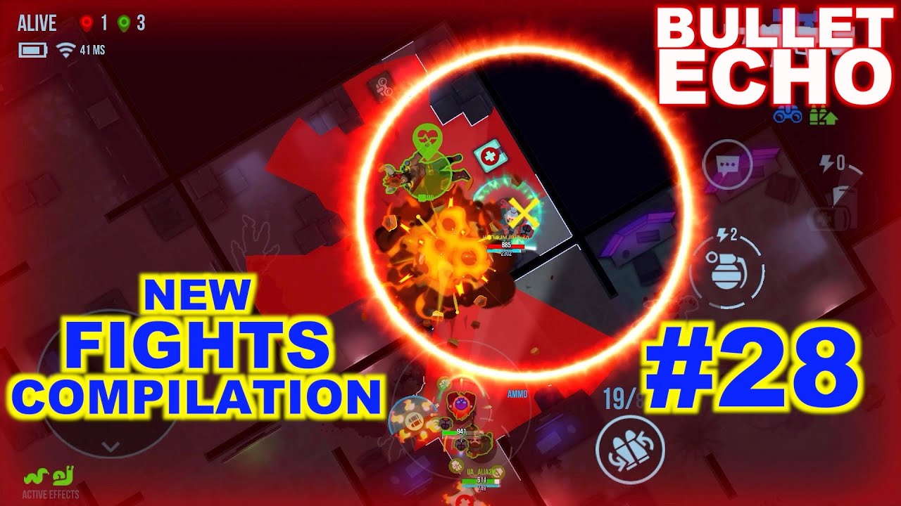 Bullet Echo | new Fights Compilation #28 | gameplay | Battle Royale mode
