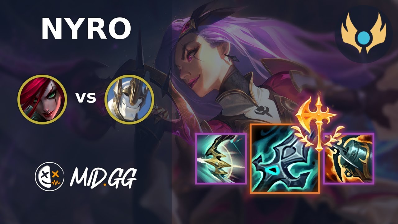 MID.GG: [ Nyro ] Katarina MID vs Galio | EUW CHALLENGER | LOL Season 2025