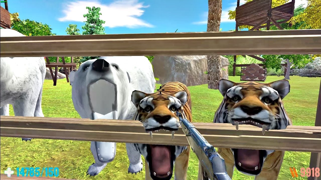 Killer Animals Hunting Me in Abandoned Zoo | FPS Perspective! Animal Revolt Battle Simulator