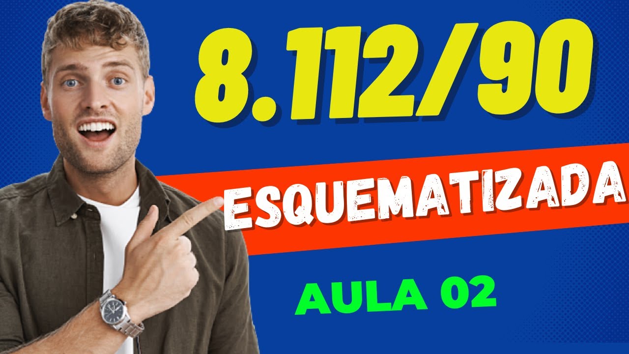 LEI 8112 ESQUEMATIZADA PARA CONCURSOS │AULA 02 │ INSS, TRT's, TRE's, IBGE...