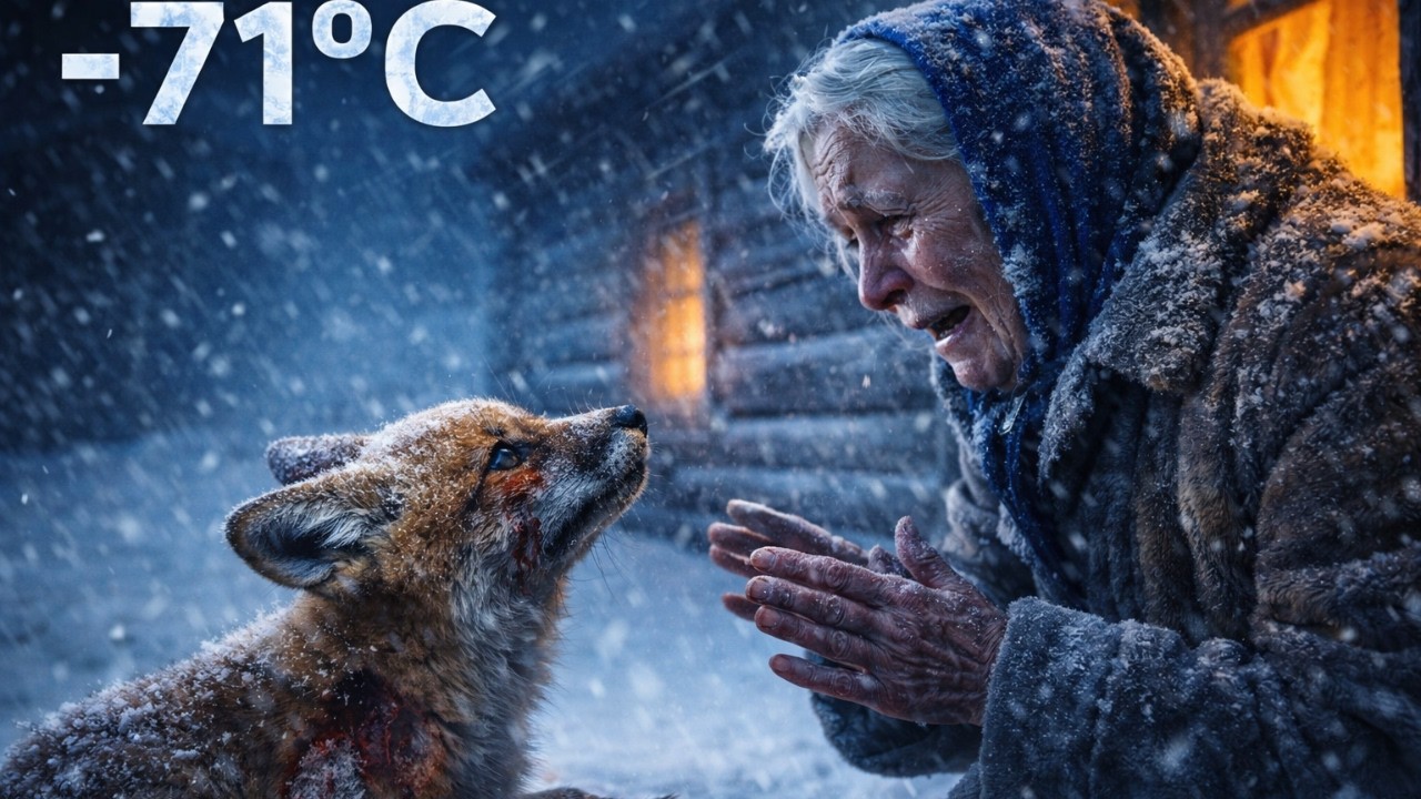 🦊 An Orphaned Fox Kit Kept Scratching at Her Window in a  71°C Siberian Night