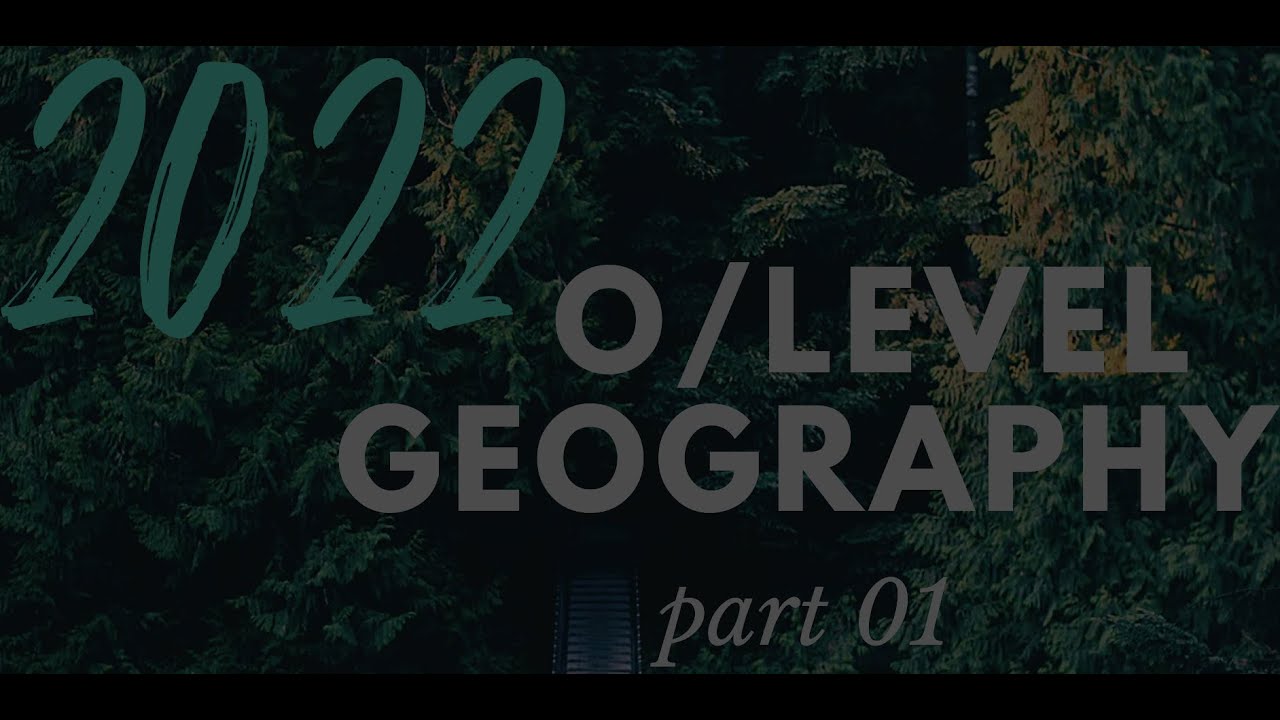 2022 Geography O/L Part 1
