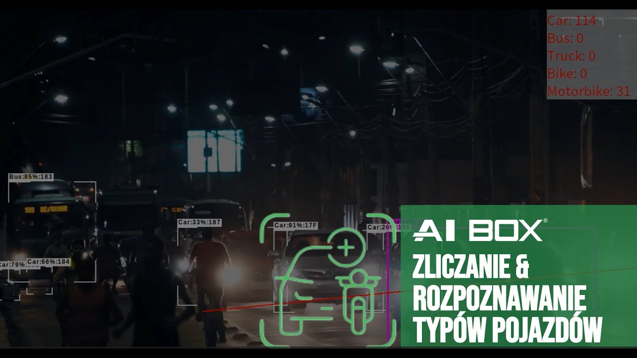 ZLICZANIE & ROZPOZNAWANIE TYP&Oacute;W POJAZD&Oacute;W