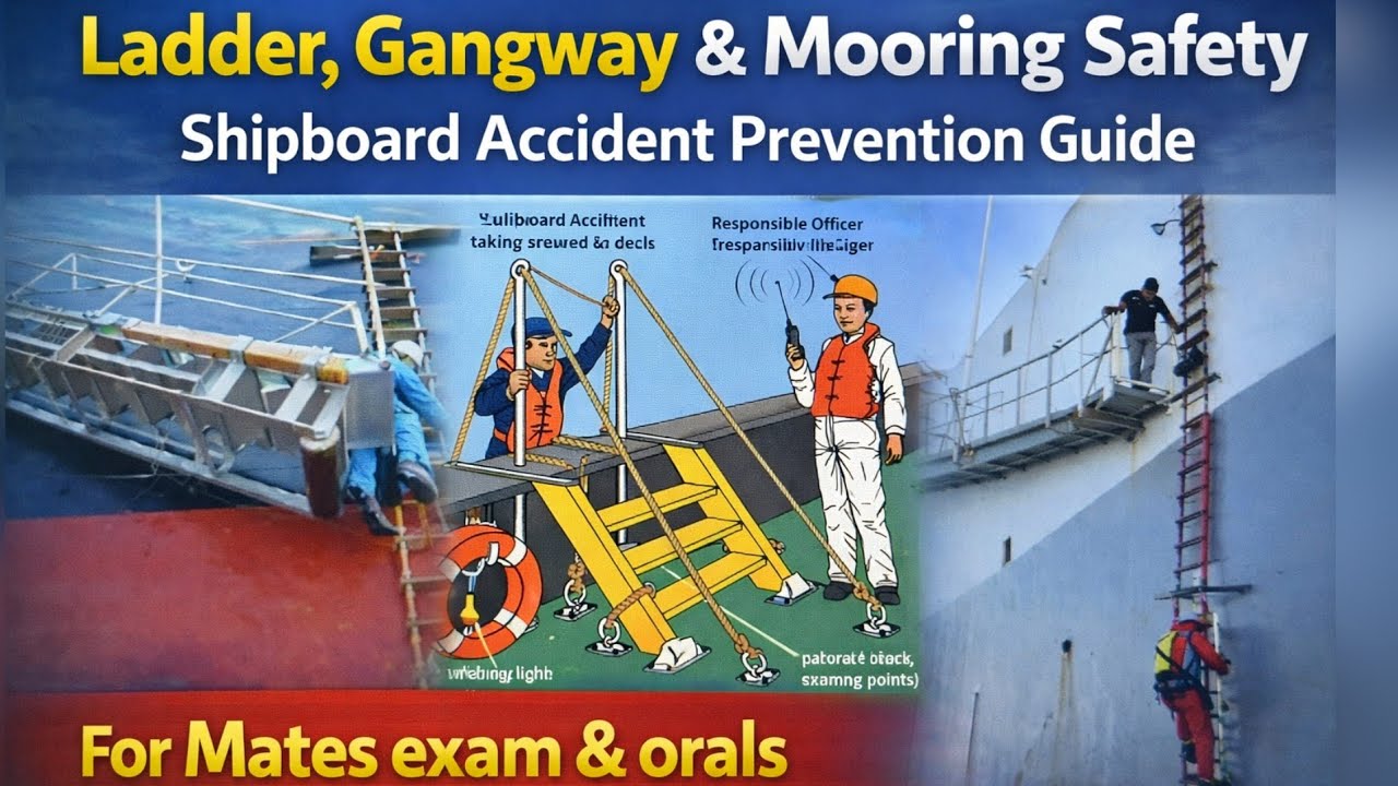 Ladder, Gangway & Mooring Safety | Shipboard Accident Prevention Guide